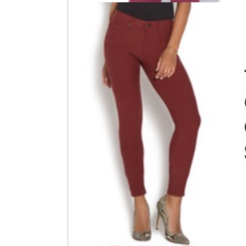 JustFab The Perfect Jegging in Dark Sienna